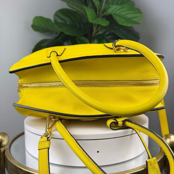 💎✨Authentic PRADA Girasole Vitello Grain Leather Two-Way Tote Bag - Picture 5 of 8